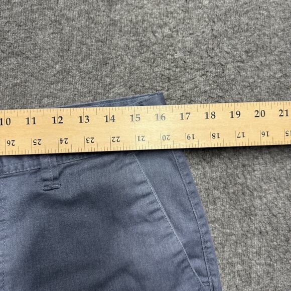 Volcom True To This Chino Shorts Men's 32 Blue Stretch 10" Inseam Skater Grunge - Picture 6 of 8